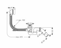 HANSGROHE FLEXAPLUS S PARA BAÑERA